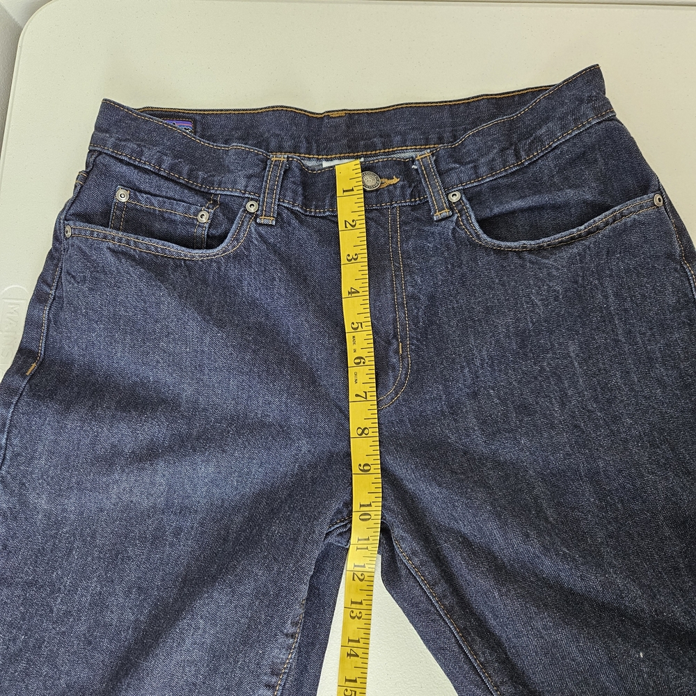 Patagonia M's Regular Fit Jeans Mens 32x31 Dark Wash Organic Cotton - Picture 11 of 12